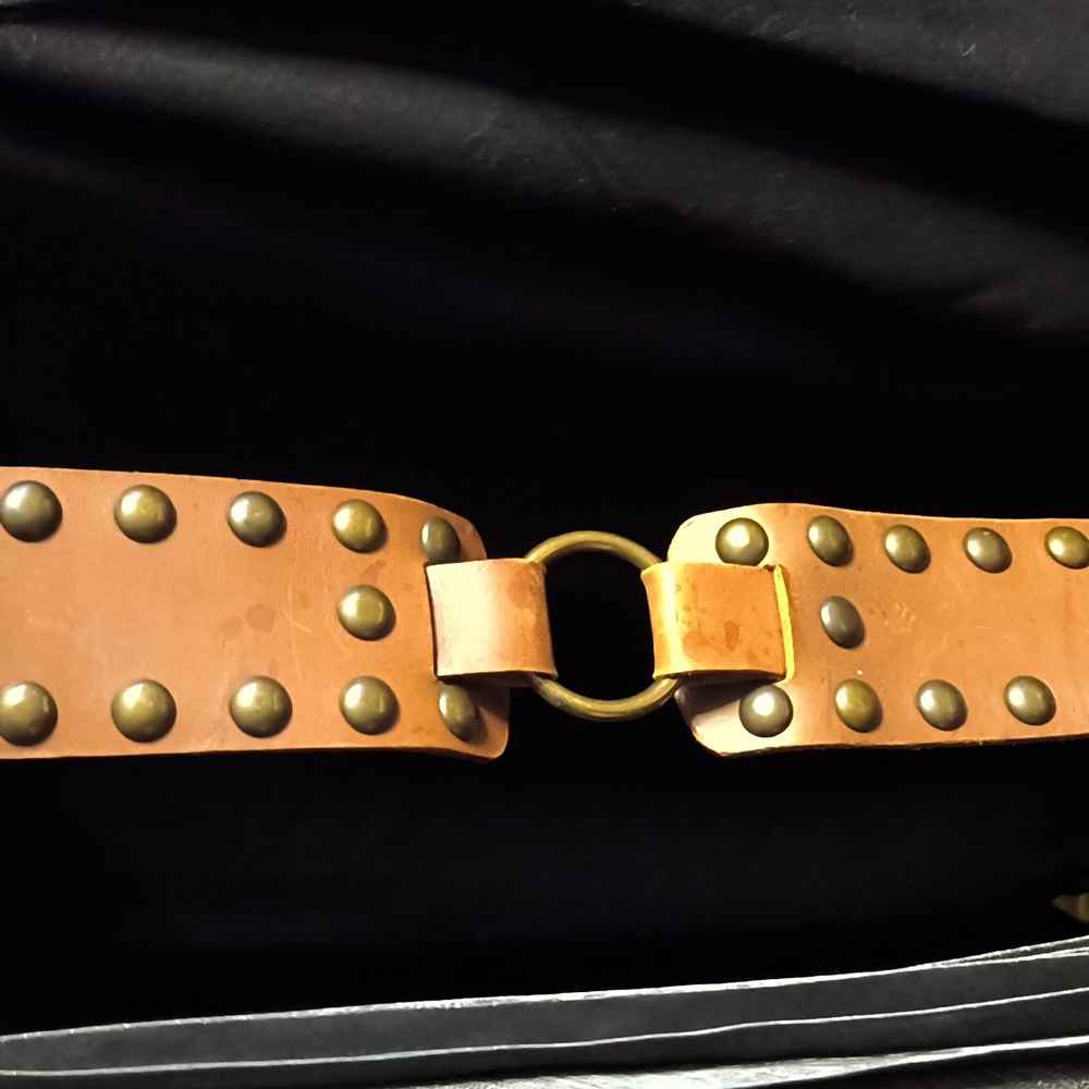 Express Genuine leather vintage belt